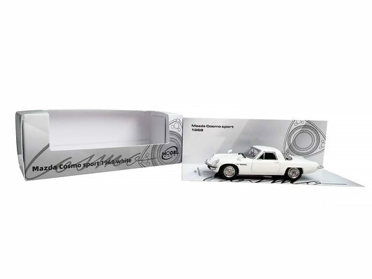1968 Mazda 110 S Cosmo Sport RHD (Right Hand Drive) White 1/64 Diecast Model Car by Model Model-0
