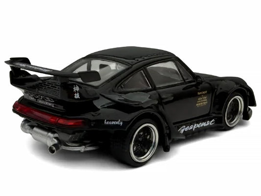RWB 993 "Gespenst" Black 1/64 Diecast Model Car by Model Model-0