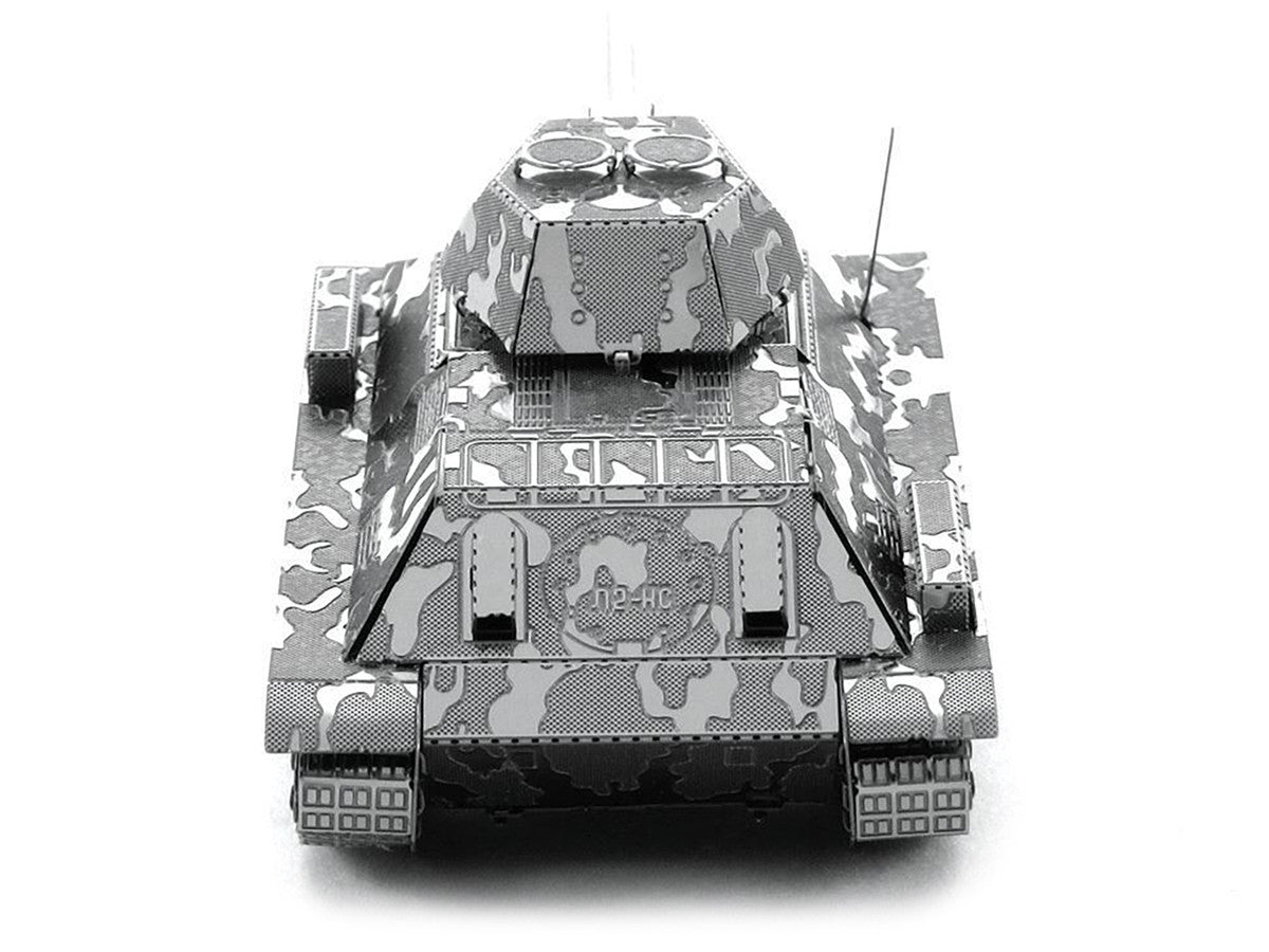 Model Kit Soviet T-34 Tank (Moderate Difficulty) Steel Model by Metal Earth-3