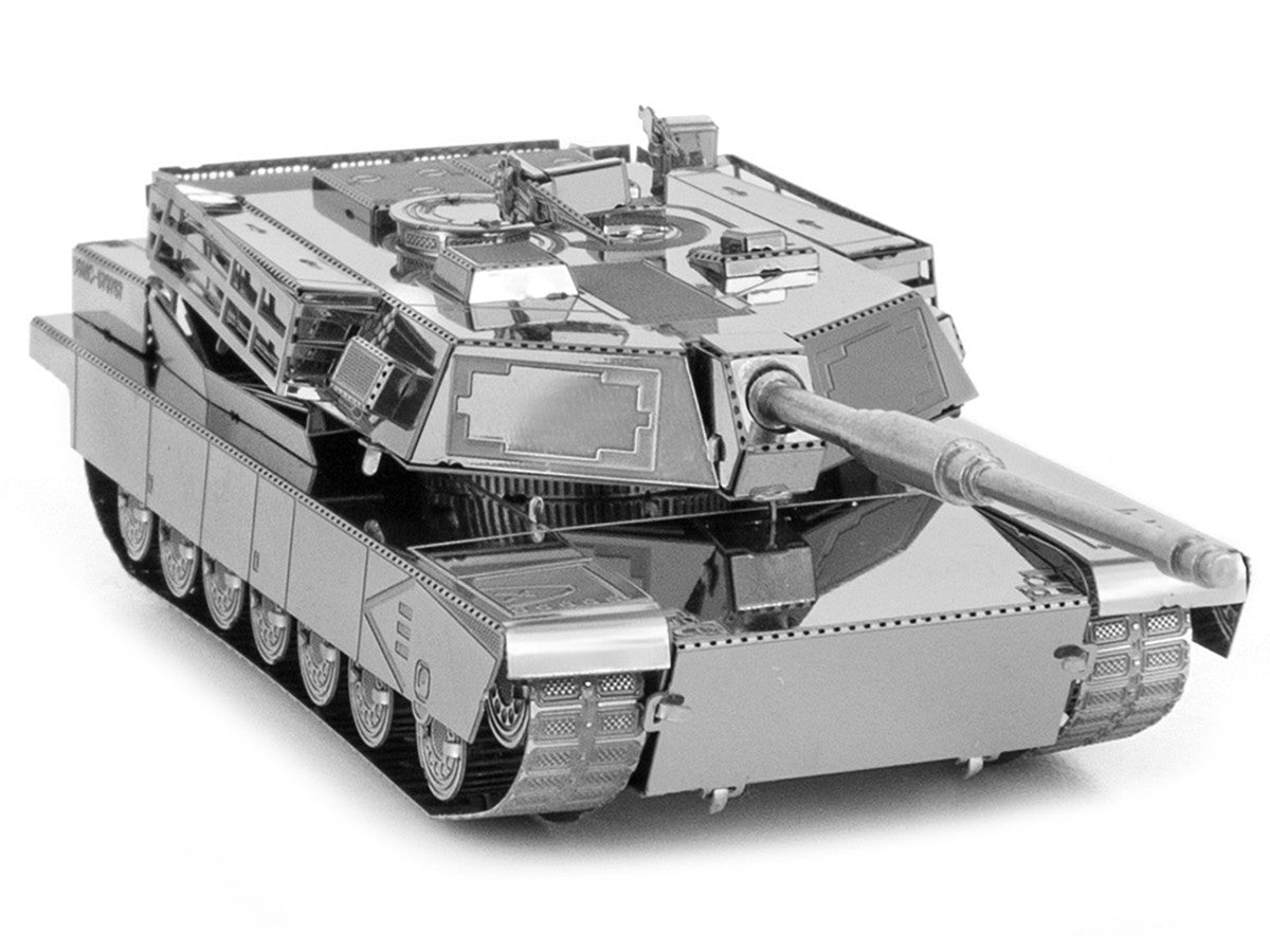 Model Kit American M1 Abrams Tank (Moderate Difficulty) Steel Model by Metal Earth-1