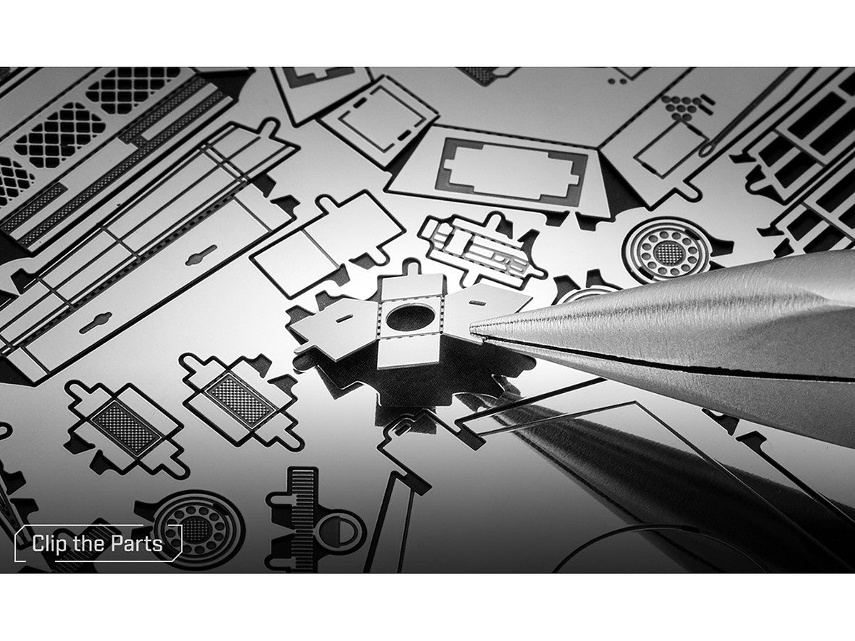 Model Kit American M1 Abrams Tank (Moderate Difficulty) Steel Model by Metal Earth-3