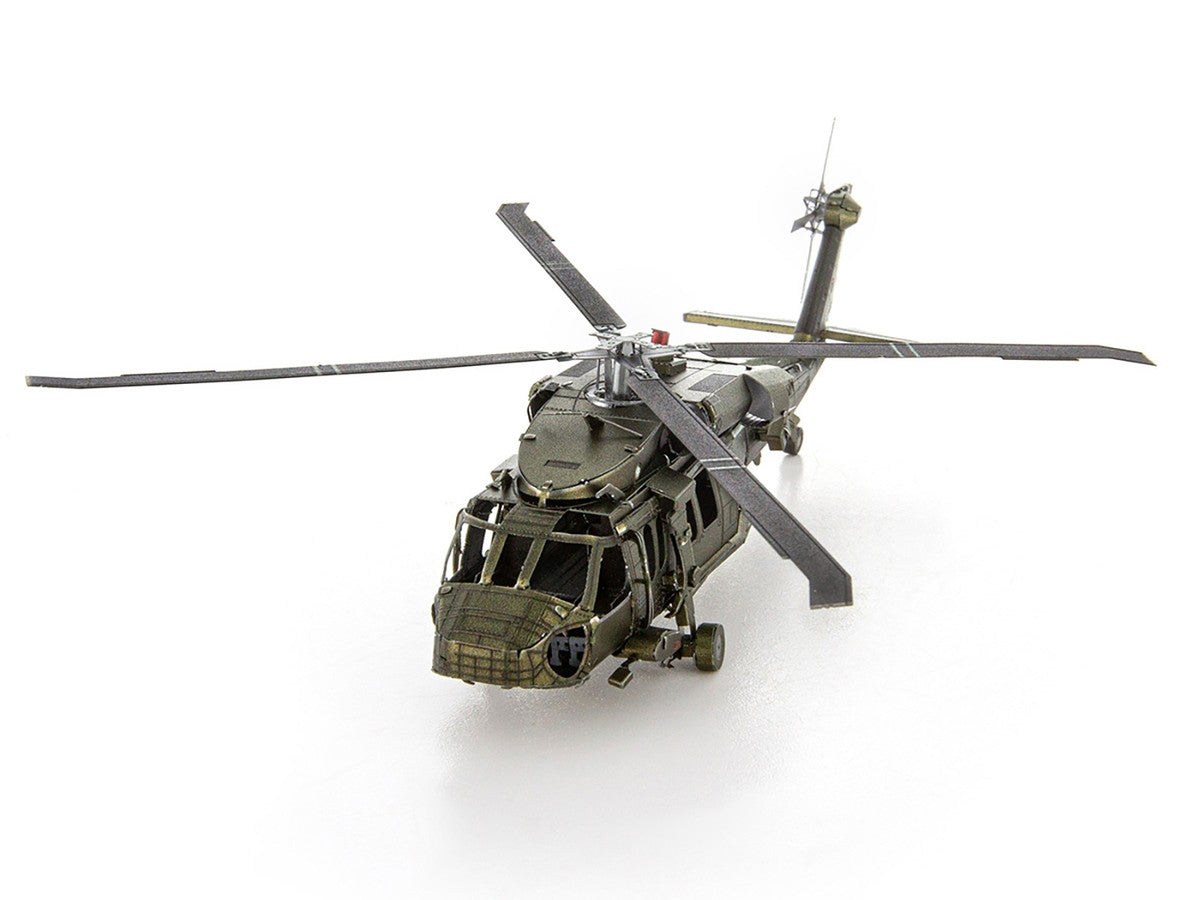 Model Kit Sikorsky Black Hawk Helicopter "United States Army" (Moderate Difficulty) Steel Model by Metal Earth-1