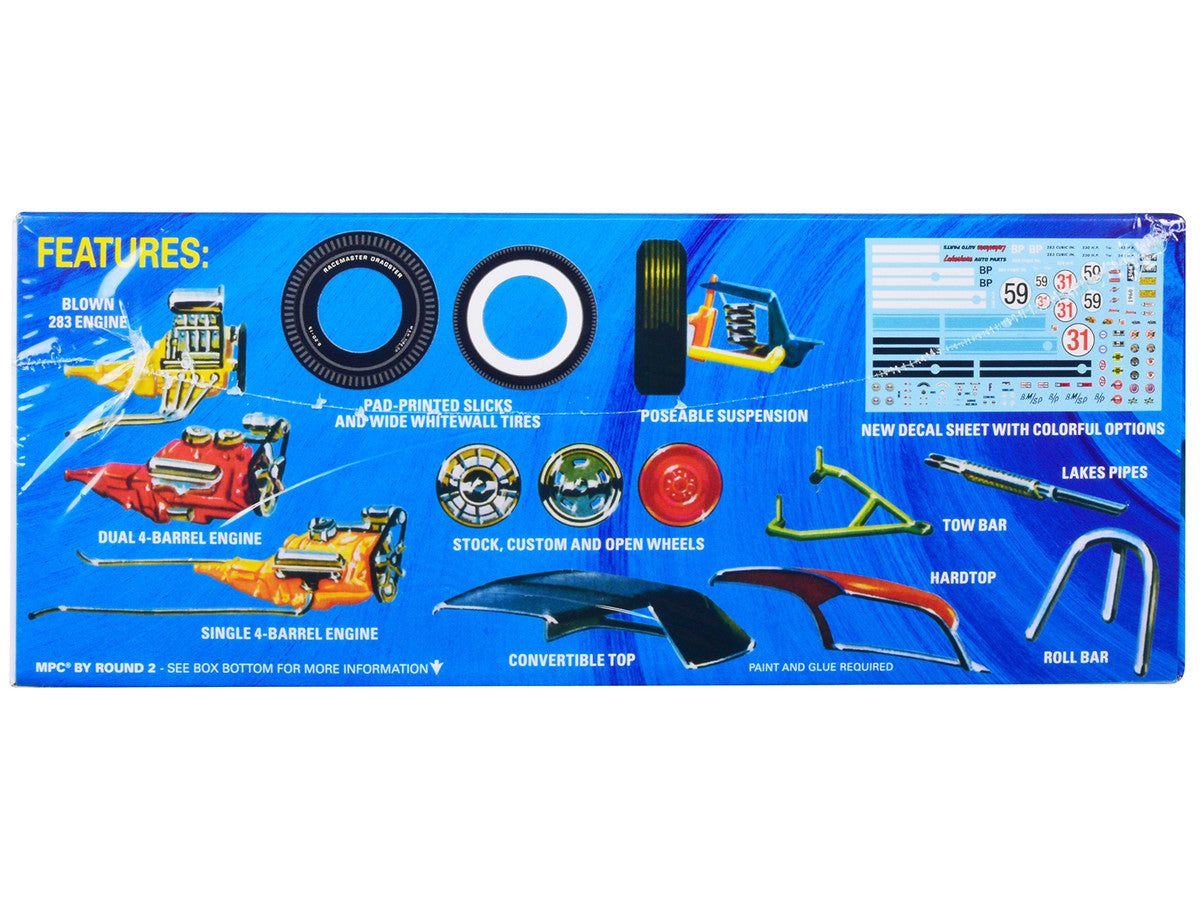 Skill 2 Model Kit 1960 Chevrolet Corvette 7-in-1 Kit 1/25 Scale Model by MPC-2