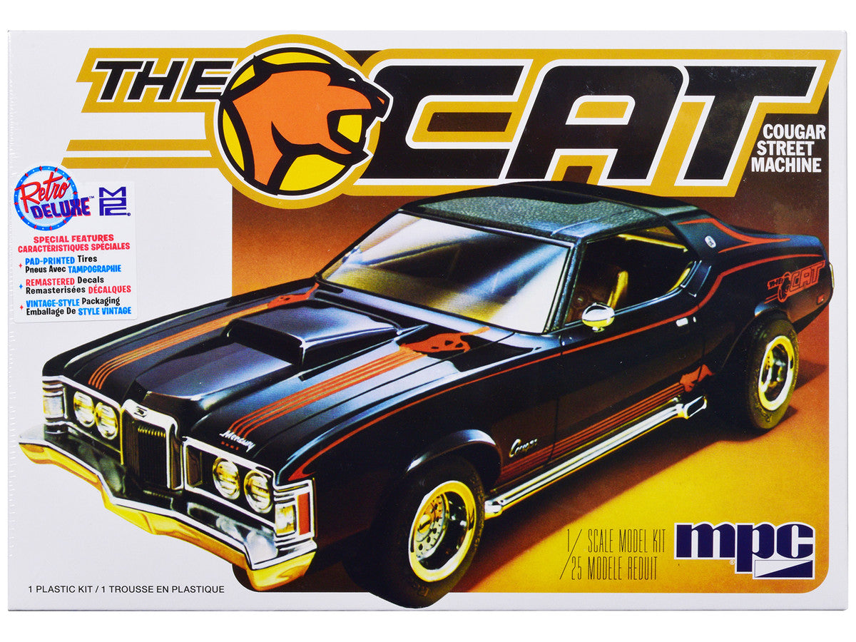 Skill 2 Model Kit 1973 Mercury Cougar "The Cat" 1/25 Scale Model by MPC-0