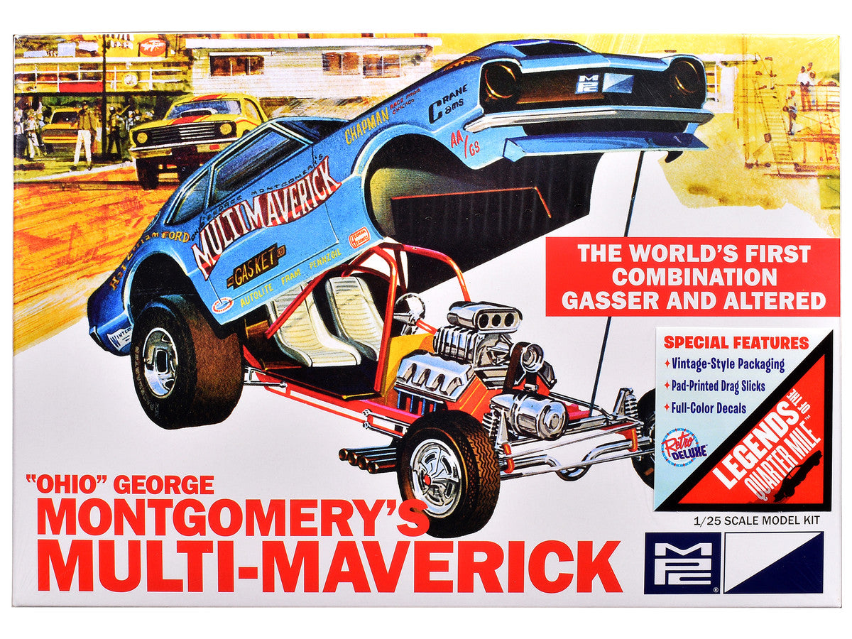 Skill 2 Model Kit "Ohio" George Montgomery's Multi Maverick Funny Car 1/25 Scale Model by MPC-3