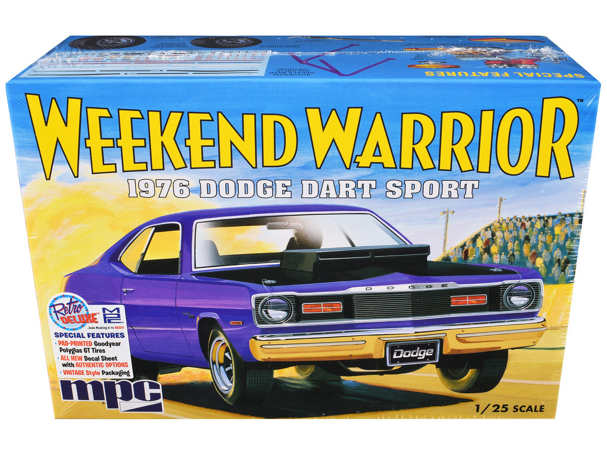 Skill 2 Model Kit 1976 Dodge Dart Sport "Weekend Warrior" 1/25 Scale Model by MPC-0