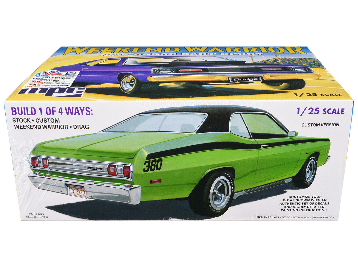 Skill 2 Model Kit 1976 Dodge Dart Sport "Weekend Warrior" 1/25 Scale Model by MPC-1