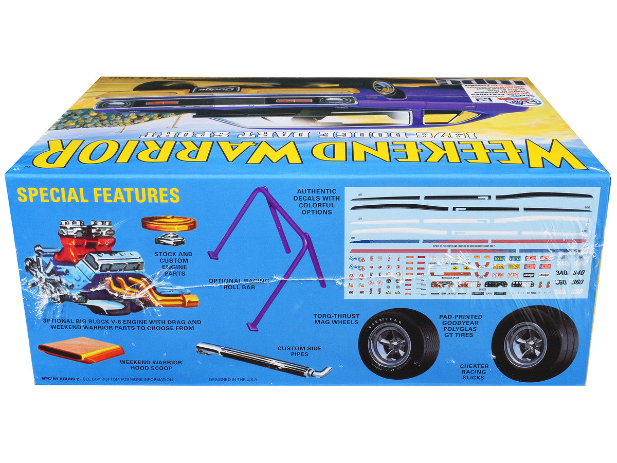 Skill 2 Model Kit 1976 Dodge Dart Sport "Weekend Warrior" 1/25 Scale Model by MPC-2