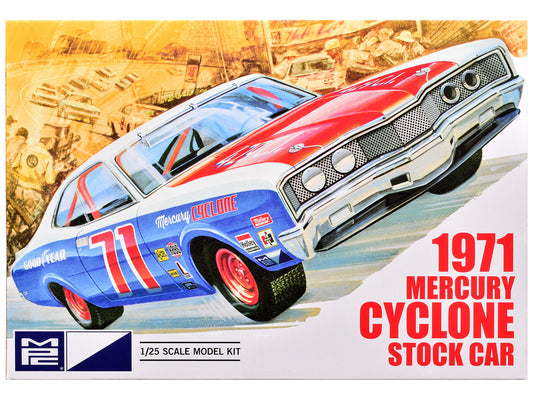 Skill 2 Model Kit 1971 Mercury Cyclone Stock Car 1/25 Scale Model by MPC-0