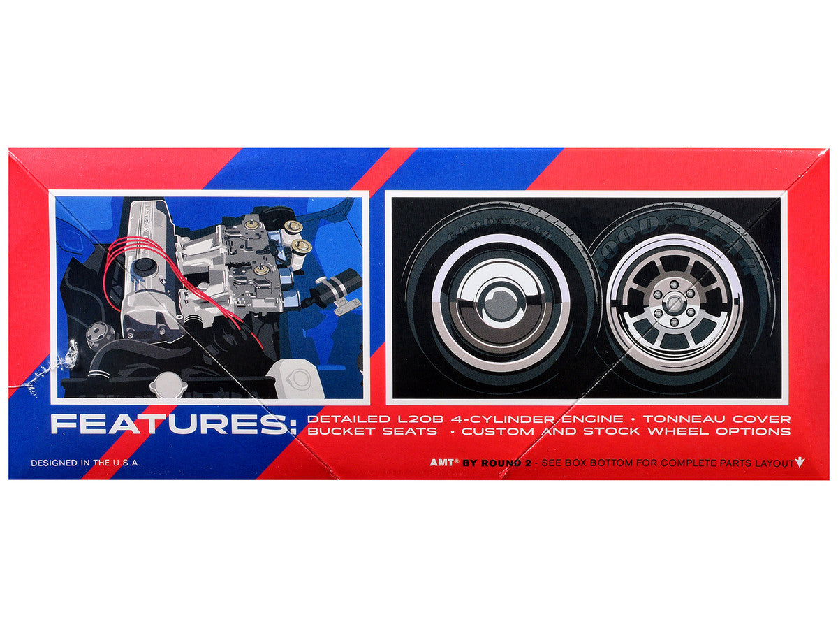 Skill 2 Model Kit 1975 Datsun Pickup Truck "BRE" 1/25 Scale Model by MPC-1