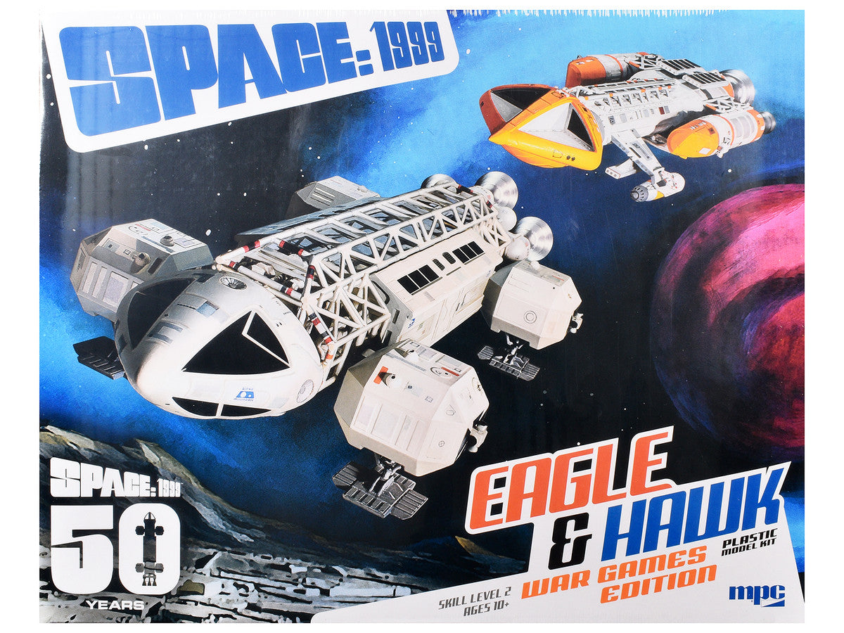 Skill 2 Model Kit Eagle and Hawk War Games Edition "Space: 1999" (1975-1977) TV Series 1/72 Scale Model by MPC-3