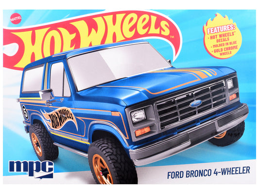 Skill 2 Model Kit Ford Bronco 4-Wheeler "Hot Wheels" 1/25 Plastic Model by MPC-0