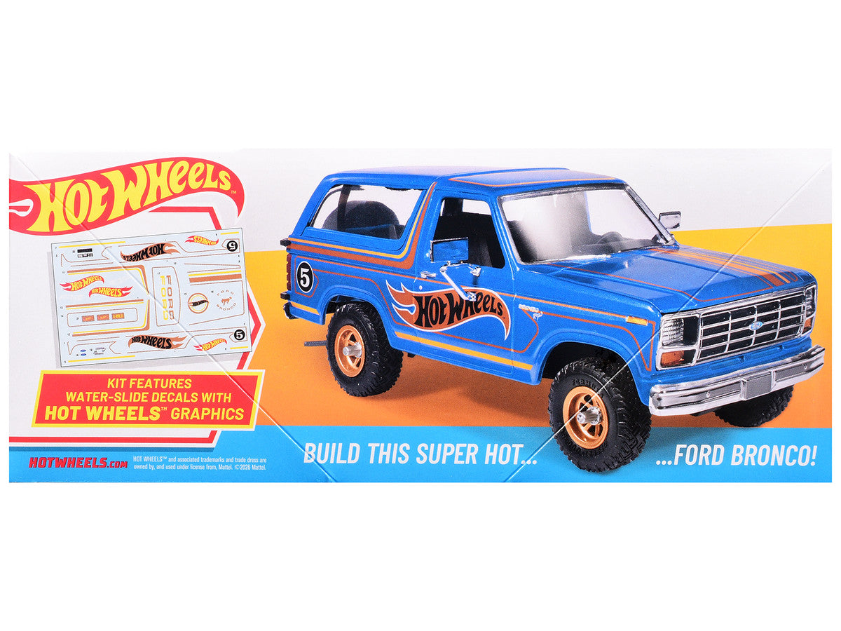 Skill 2 Model Kit Ford Bronco 4-Wheeler "Hot Wheels" 1/25 Plastic Model by MPC-2