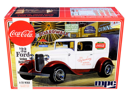 Skill 3 Model Kit 1932 Ford Sedan Delivery "Coca-Cola" 1/25 Scale Model by MPC-0