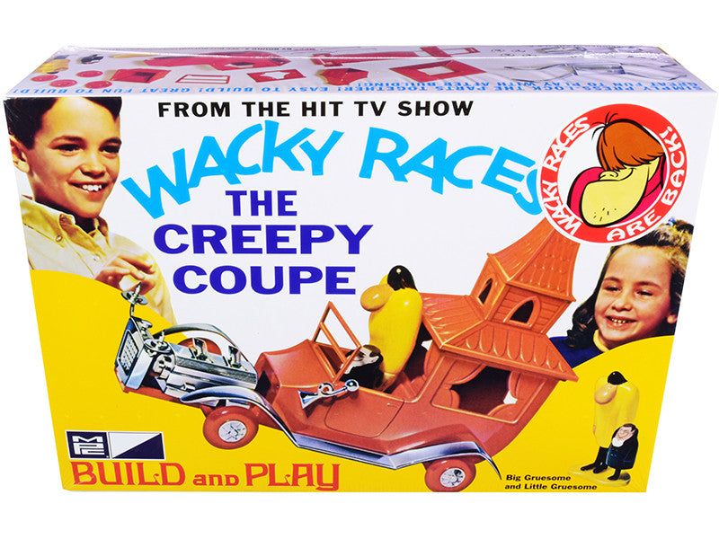 Skill 2 Snap Model Kit The Creepy Coupe with Big Gruesome and Little Gruesome Figurines "Wacky Races" (1968) TV Series 1/25 Scale Model by MPC-0
