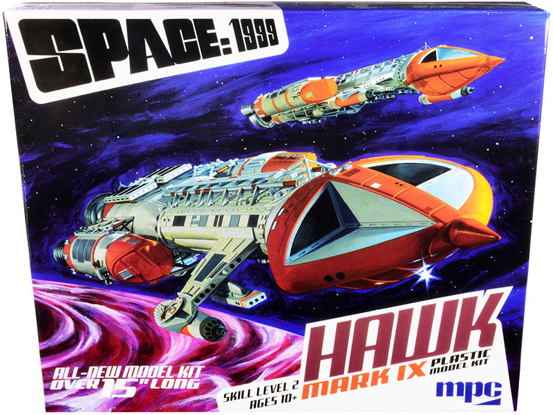 Skill 2 Model Kit Hawk Mark IX Space Fighter "Space: 1999" (1975-1977) TV Show 1/48 Scale Model by MPC-0