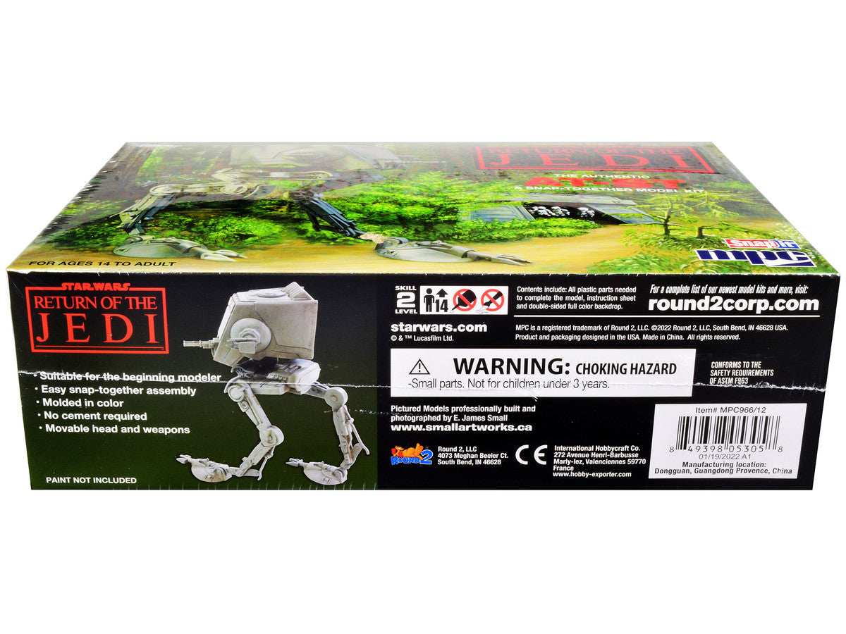 Skill 2 Snap Model Kit AT-ST "Star Wars: Return of the Jedi" Movie Scale Model by MPC-2