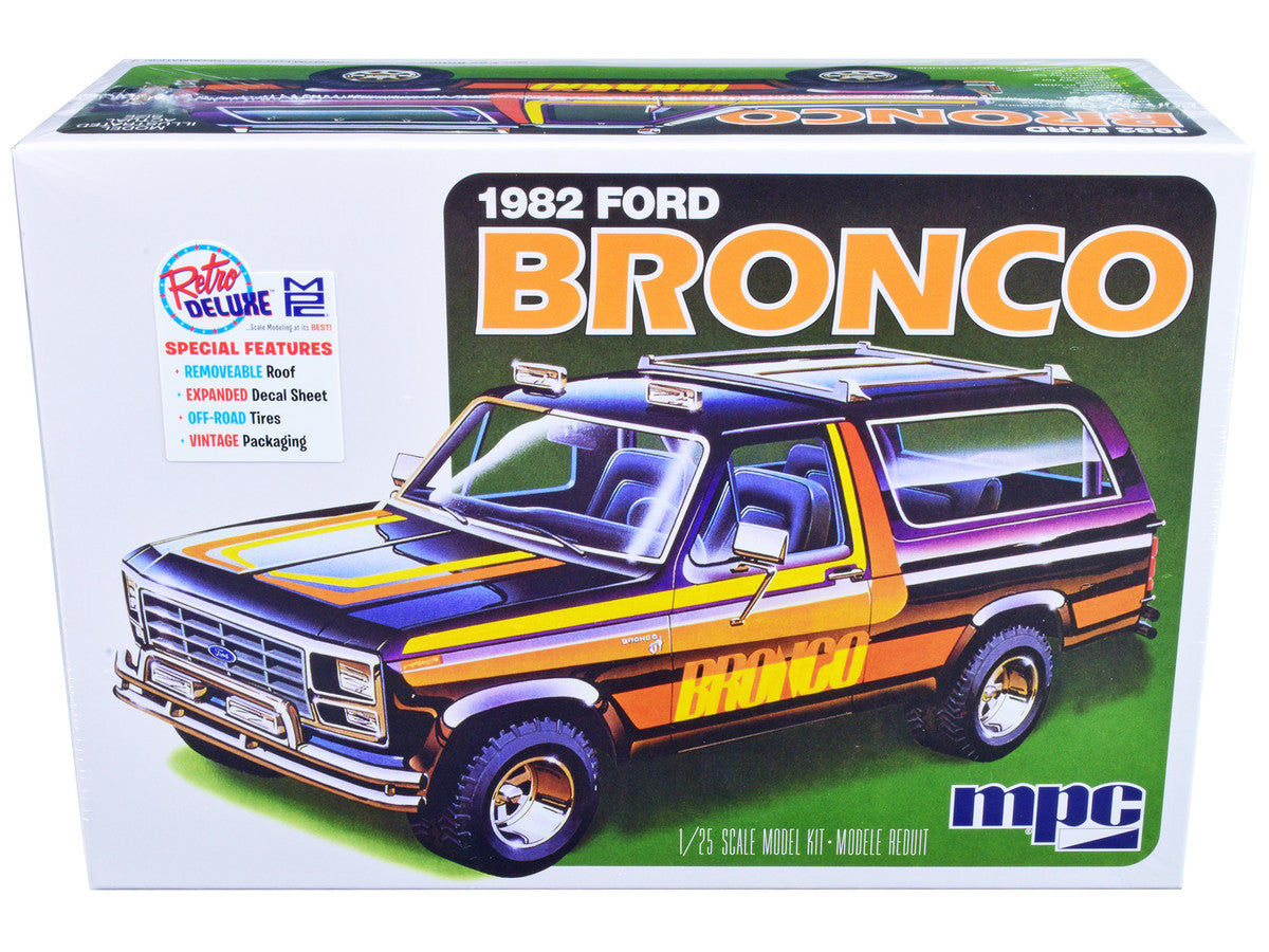 Skill 2 Model Kit 1982 Ford Bronco 1/25 Scale Model by MPC-0