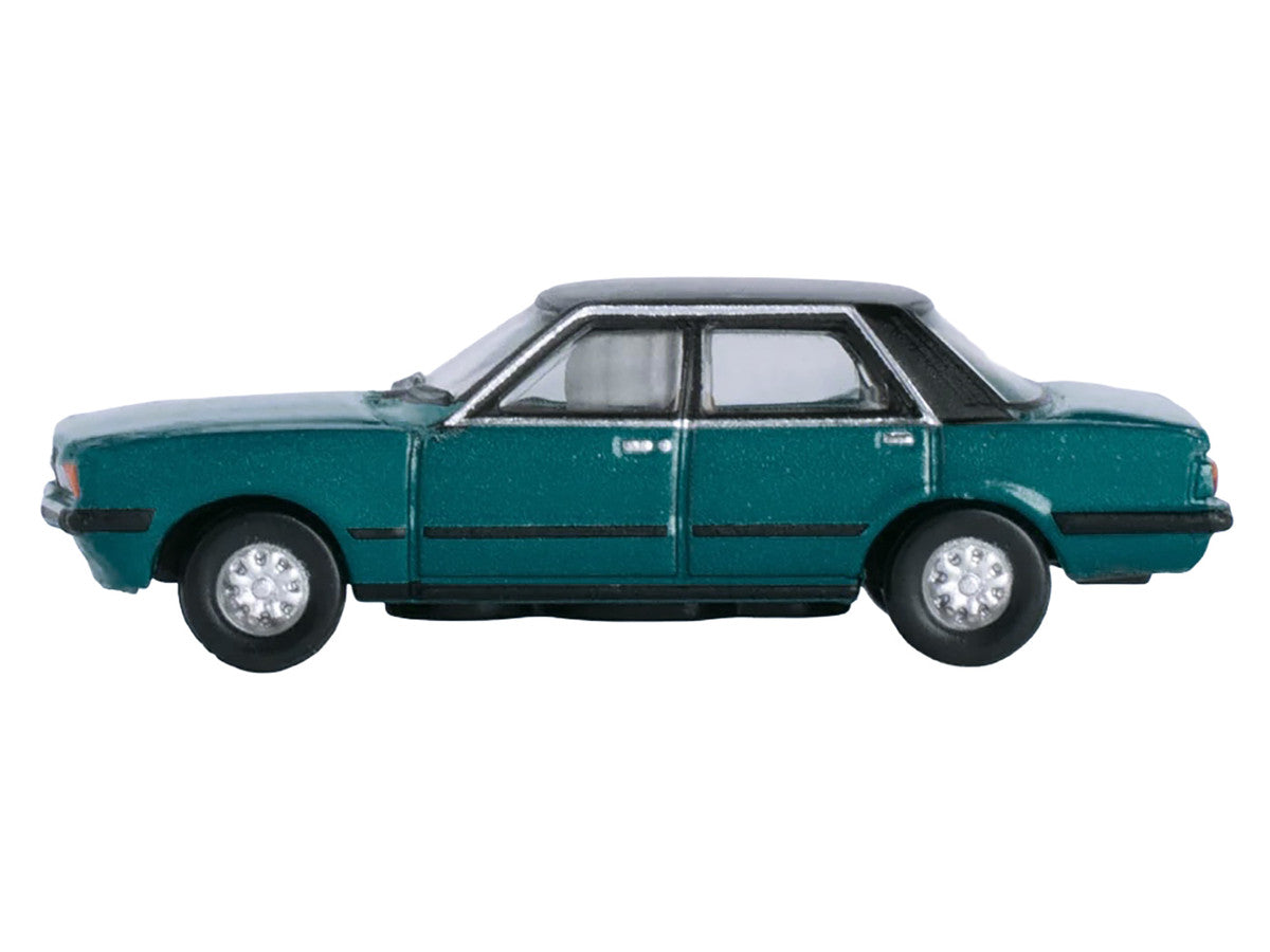 Ford Cortina Mk5 RHD (Right Hand Drive) Cosmos Blue Metallic with Black Top 1/148 (N) Scale Diecast Model Car by Oxford Diecast-1