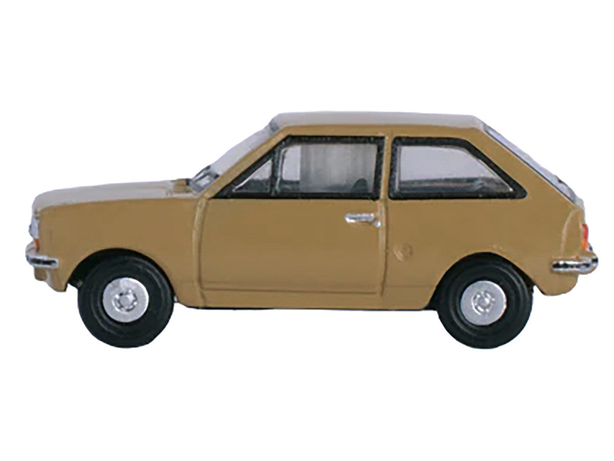 Ford Fiesta Mk1 RHD (Right Hand Drive) Nevada Beige 1/148 (N) Scale Diecast Model Car by Oxford Diecast-1