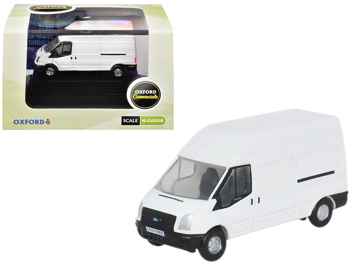 2006 Ford Transit LWB High Roof Van White 1/148 (N) Scale Diecast Model Car by Oxford Diecast-0