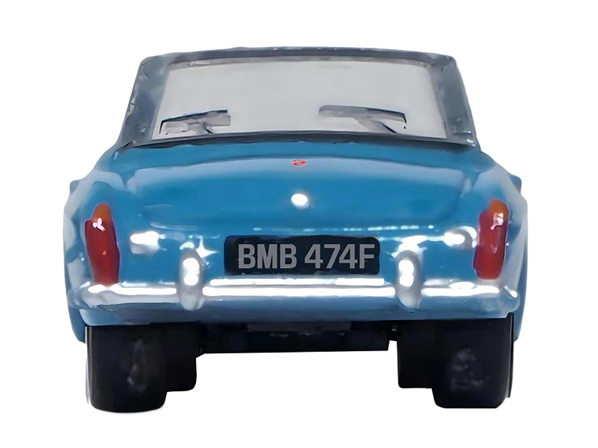 MG MGB Roadster RHD (Right Hand Drive) Iris Blue 1/148 (N) Scale Diecast Model Car by Oxford Diecast-2