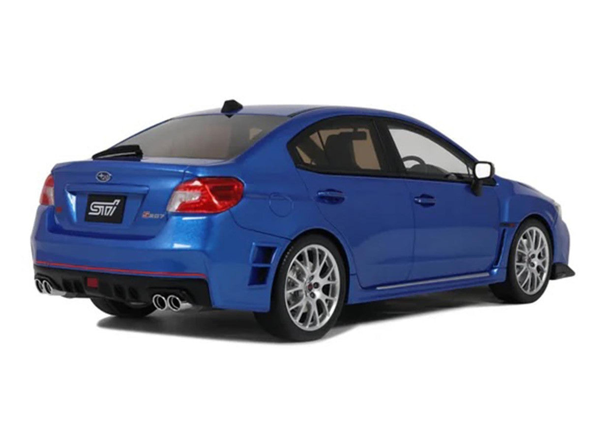2015 Subaru WRX Sti S207 RHD (Right Hand Drive) Blue Pearl Metallic Limited Edition to 2000 pieces Worldwide 1/18 Model Car by Otto Mobile-1