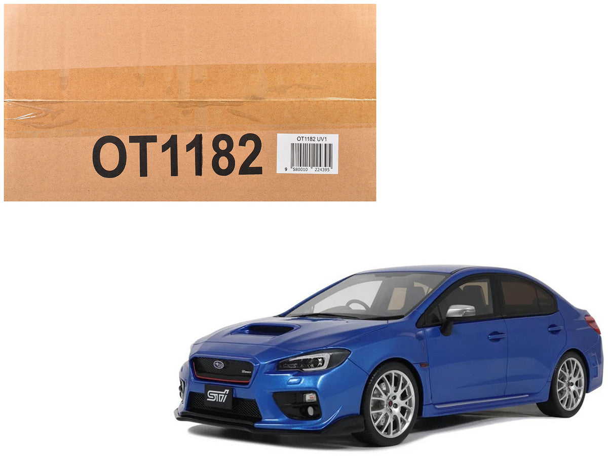 2015 Subaru WRX Sti S207 RHD (Right Hand Drive) Blue Pearl Metallic Limited Edition to 2000 pieces Worldwide 1/18 Model Car by Otto Mobile-4