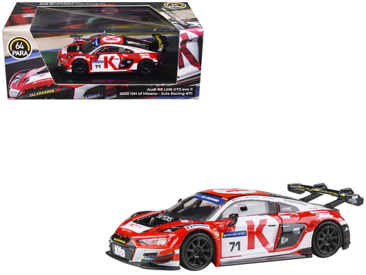 Audi R8 LMS GT3 EVO II #71 Arunas Geciauskas - Nicola Michelon - Tim Muller "Juta Racing" "12 Hours of Misano" (2025)  1/64 Diecast Model Car by Paragon Models-0