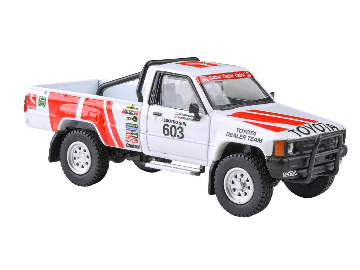 Toyota Hilux Pickup Truck #603 Kassie Coetzee - Richard Leeke Winner "Roof of Africa" (1993) 1/64 Diecast Model Car by Paragon Models-3