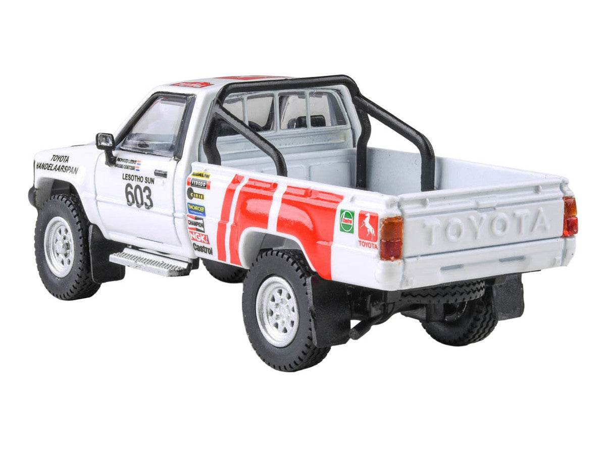 Toyota Hilux Pickup Truck #603 Kassie Coetzee - Richard Leeke Winner "Roof of Africa" (1993) 1/64 Diecast Model Car by Paragon Models-4