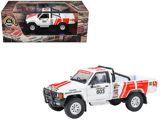 Toyota Hilux Pickup Truck #603 Kassie Coetzee - Richard Leeke Winner "Roof of Africa" (1993) 1/64 Diecast Model Car by Paragon Models-0