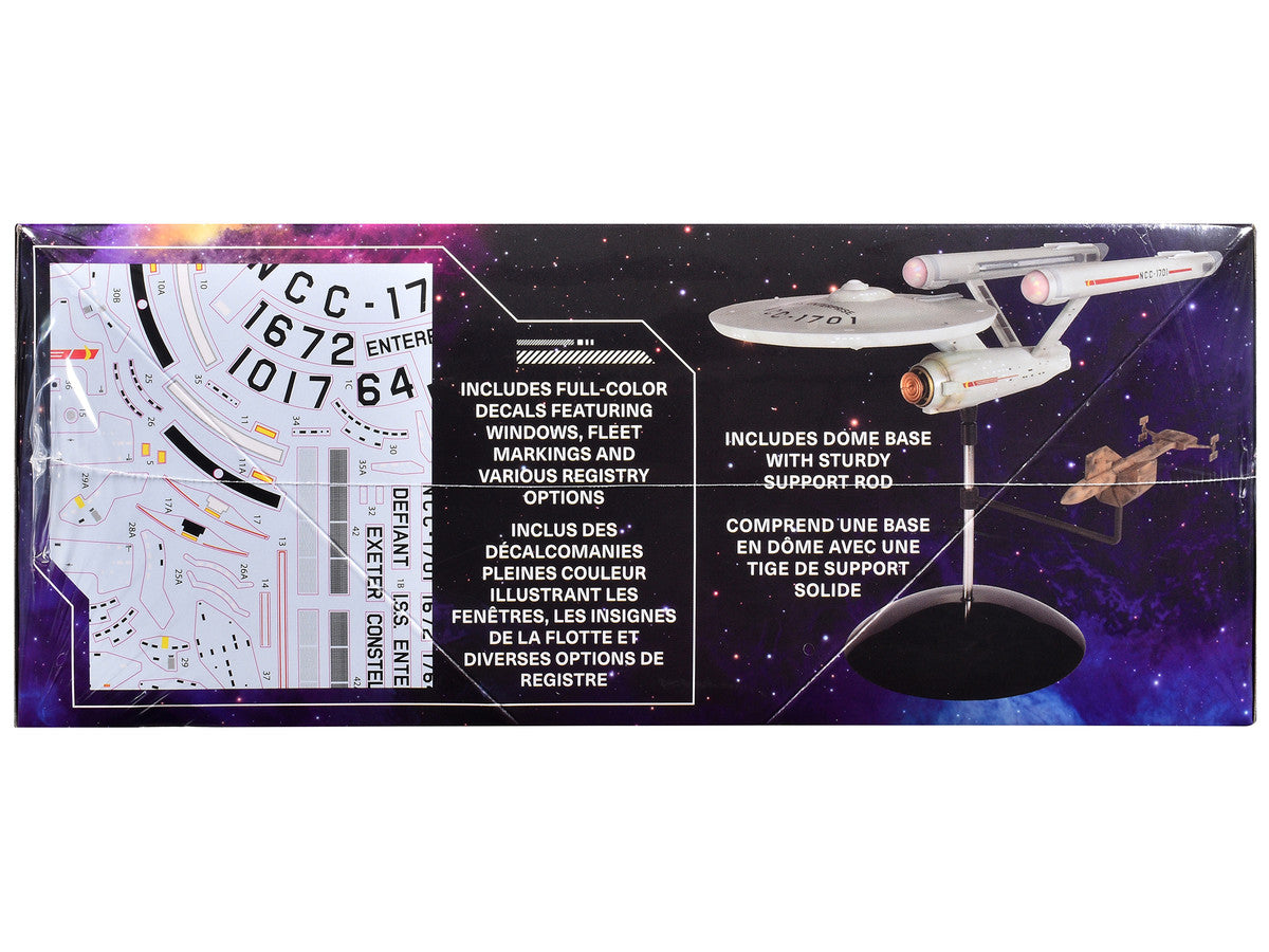 Skill 2 Model Kit U.S.S. Enterprise NCC-1701 Spaceship "Star Trek" (1966) TV Series 1/1000 Scale Model by Polar Lights-1