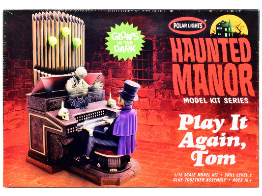 Skill 2 Model Kit Haunted Manor "Play it Again Tom" Diorama Set 1/12 Scale Model by Polar Lights-0