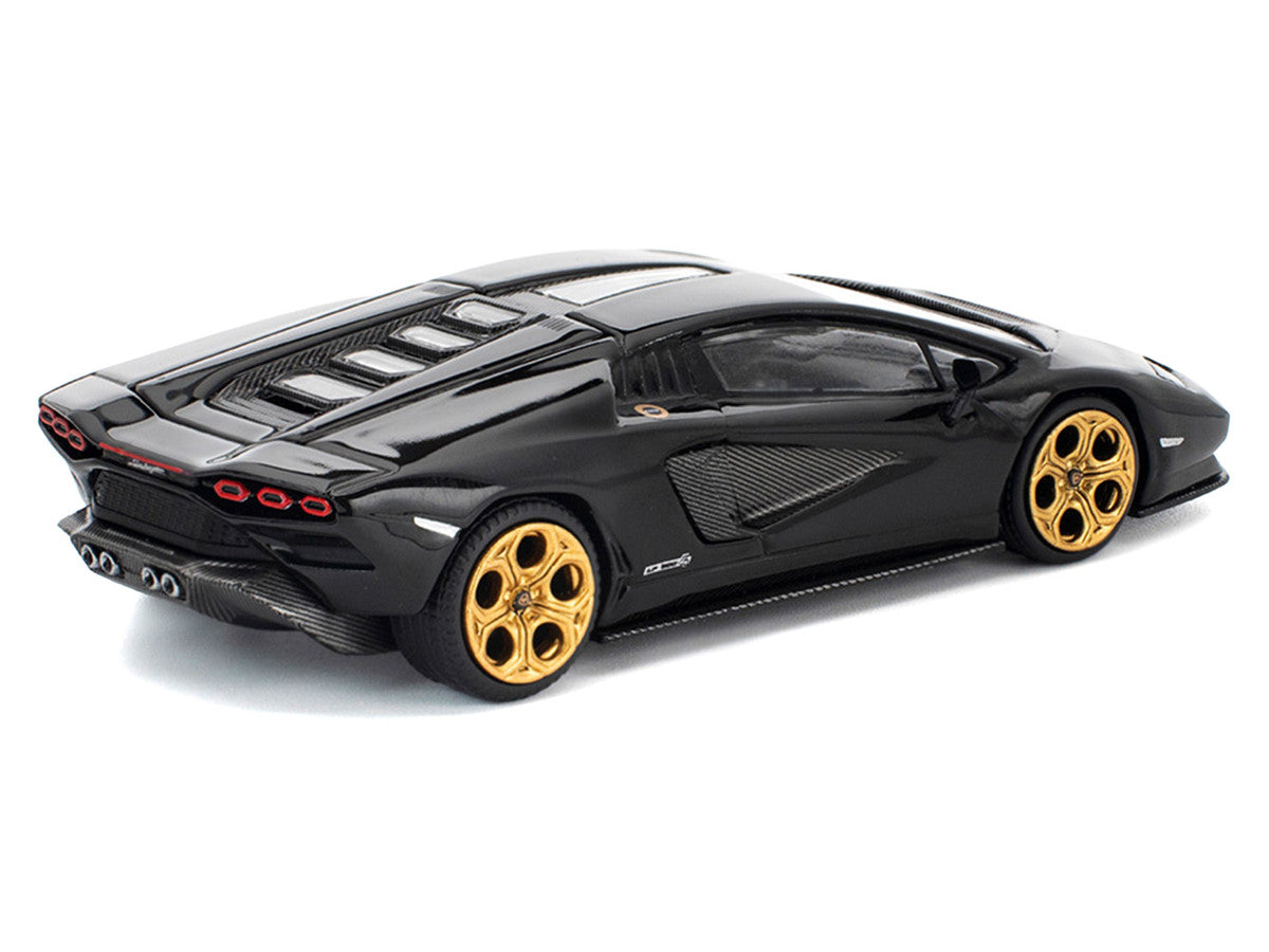 Lamborghini Countach LPI 800-4 Deep Black 1/64 Diecast Model Car by Pop Race-2