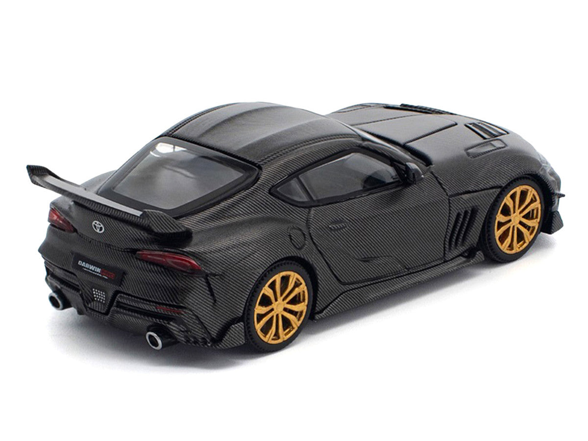 Toyota DarwinPro 66G WBK Supra A90 Full Carbon 1/64 Diecast Model Car by Pop Race-1