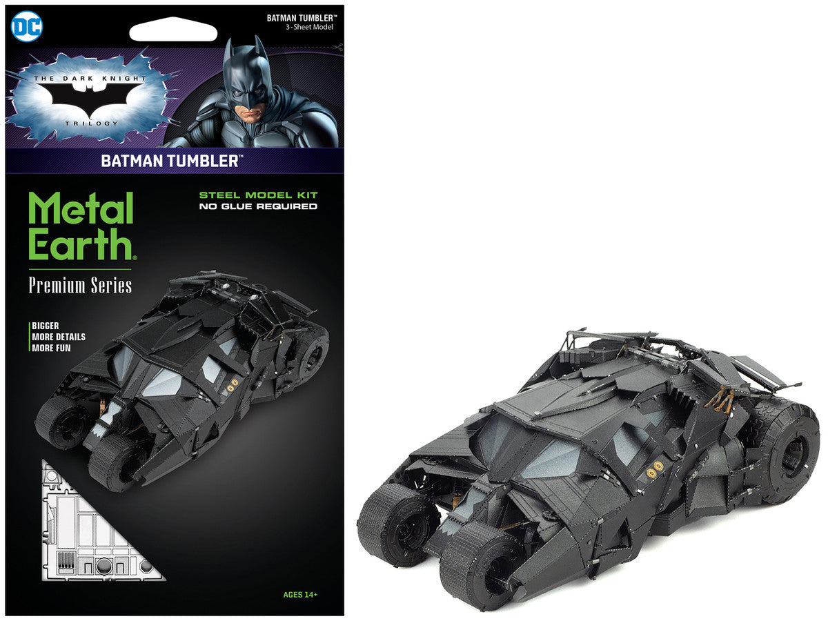 Model Kit Batman Tumbler "The Dark Knight Trilogy" (2005-2012) Movies (Challenging Difficulty) Steel Model by Metal Earth-4