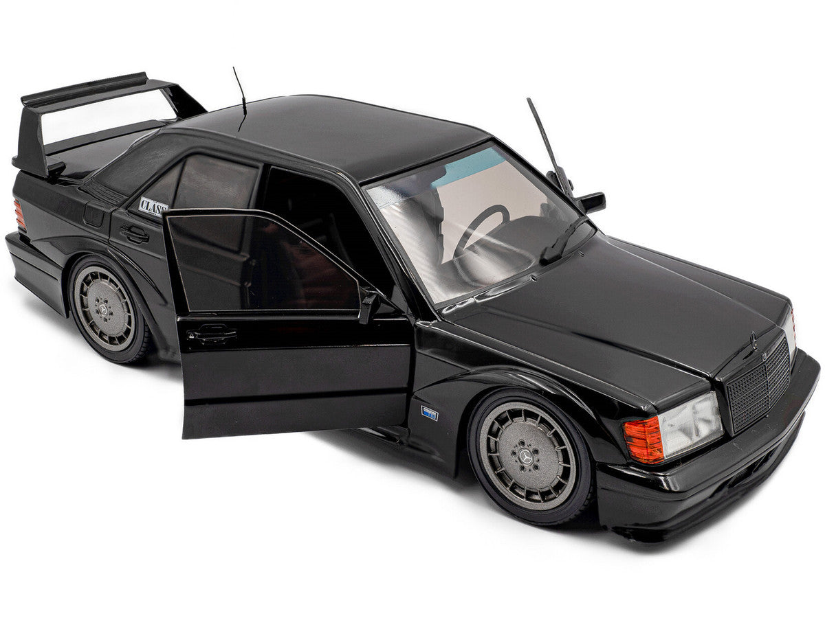 Mercedes Benz 190 Evolution II (W201) "Solido Works" Black 1/18 Diecast Model Car by Solido-2