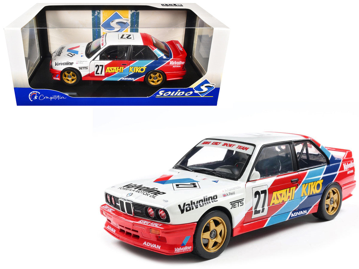 BMW E30 M3 #27 Atsushi Kawamoto - Anthony Reid "Japanese Touring Car Championship" (1986) "Competition" Series 1/18 Diecast Model Car by Solido-4