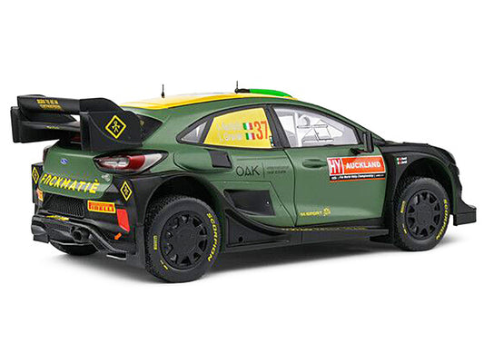Ford Puma Rally1 Hybrid #37 Lorenzo Bertelli - Lorenzo Granai "Rally New Zealand" (2022) "Competition" Series 1/18 Diecast Model Car by Solido-0