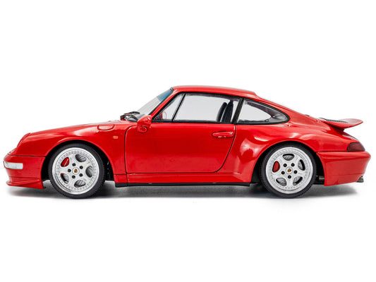 1997 Porsche 911 (993) Carrera RS Guards Red 1/18 Diecast Model Car by Solido-0
