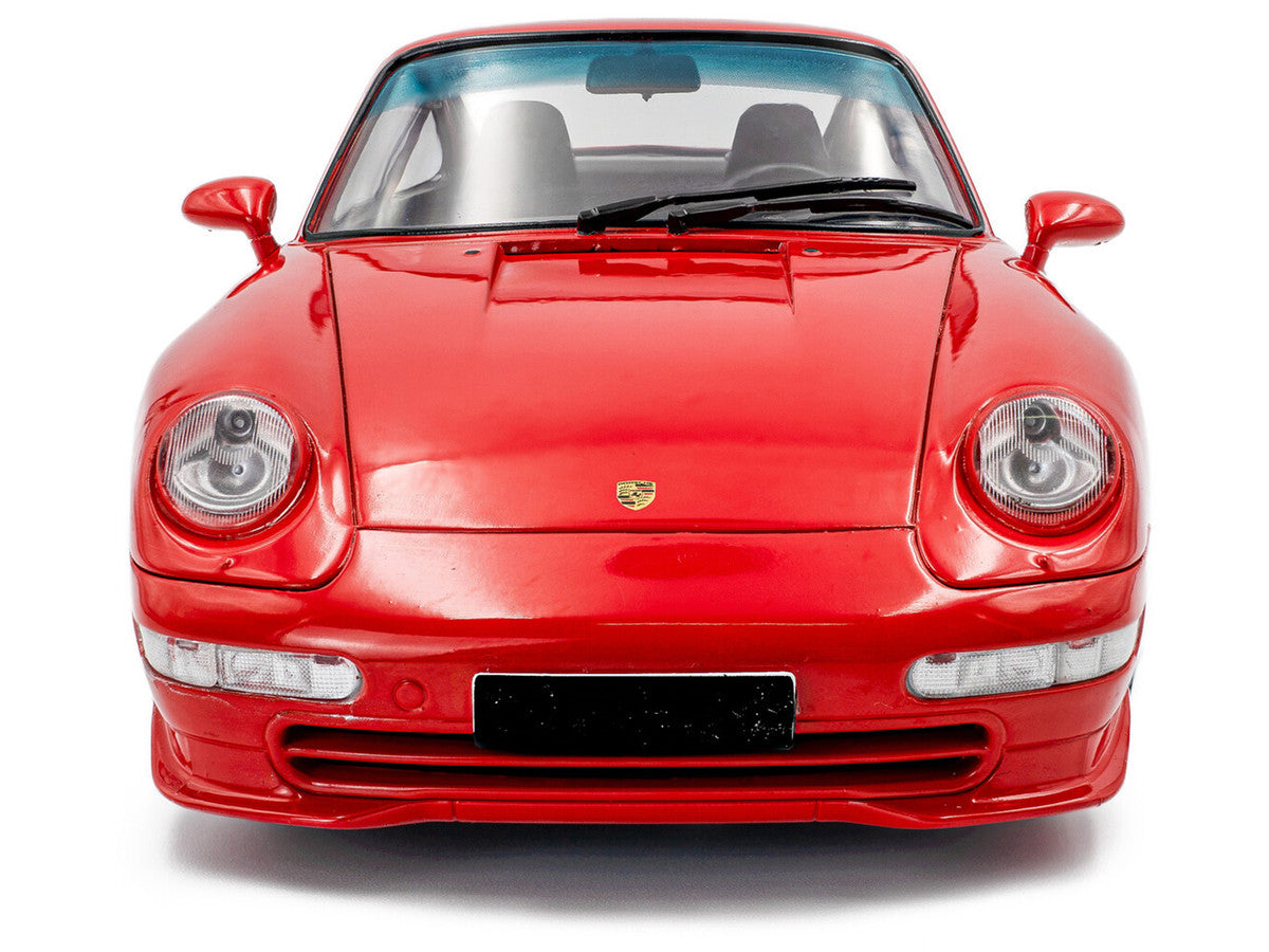 1997 Porsche 911 (993) Carrera RS Guards Red 1/18 Diecast Model Car by Solido-3