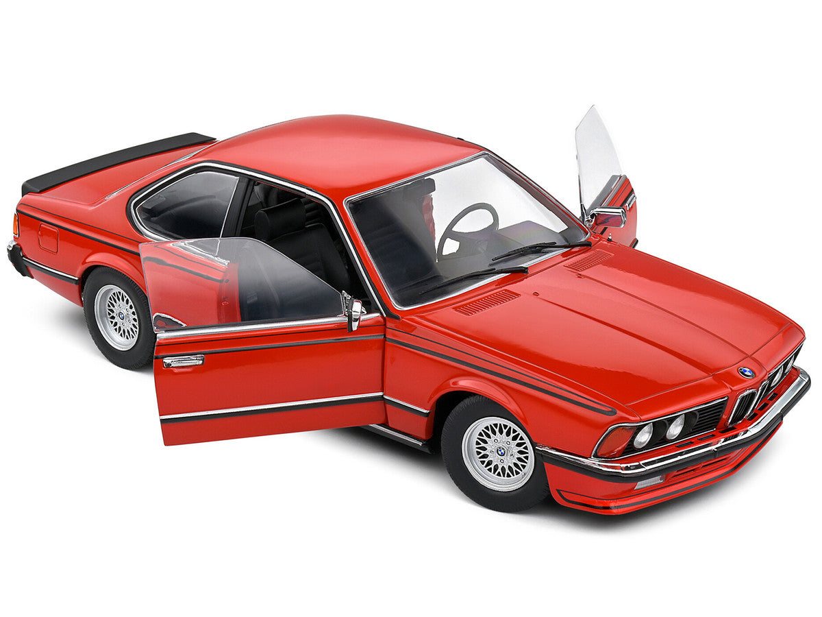 1984 BMW 635 CSI (E24) Henna Red 1/18 Diecast Model Car by Solido-1