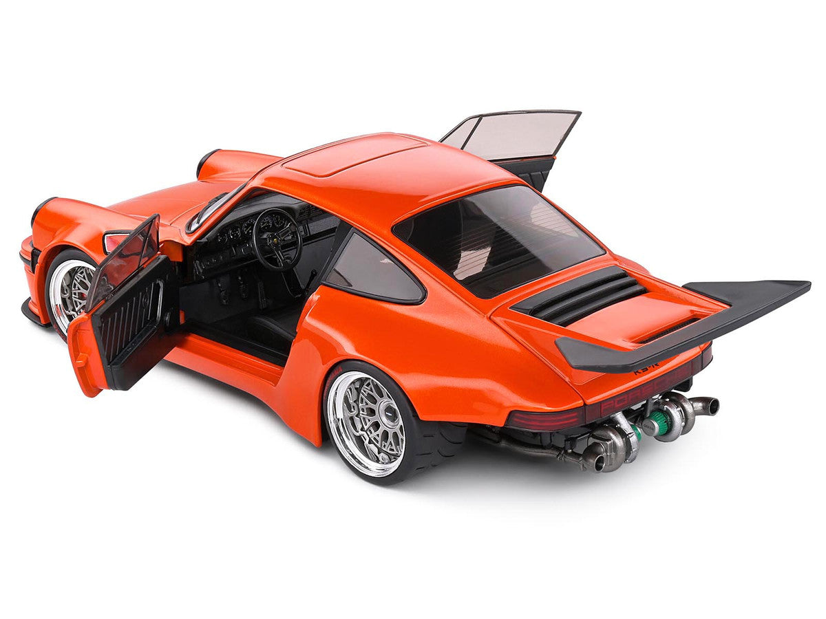2022 Porsche 911 KS-R Orange Metallic 1/18 Diecast Model Car by Solido-3