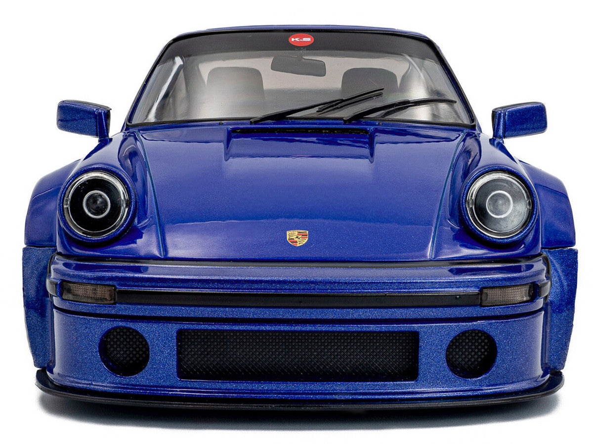 2024 Porsche 911 KS-R by Khyzyl Saleem Dark Blue Metallic 1/18 Diecast Model Car by Solido-4