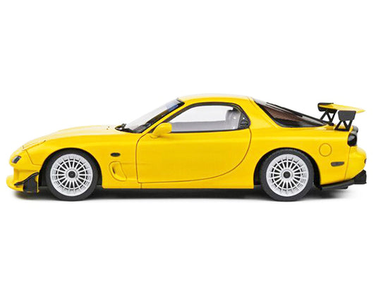 1994 Mazda RX7 Type RS (FD3RS) RHD (Right Hand Drive) Yellow 1/18 Diecast Model Car by Solido-0