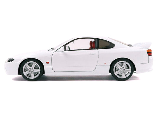 1999 Nissan Silvia (S15) Spec-R Aero RHD (Right Hand Drive) Aspen White 1/18 Diecast Model Car by Solido-0