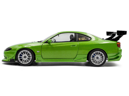 1999 Nissan Silvia S15 Spec-R Aero RHD (Right Hand Drive) "Never Satisfied" Green Metallic 1/18 Diecast Model Car by Solido-0