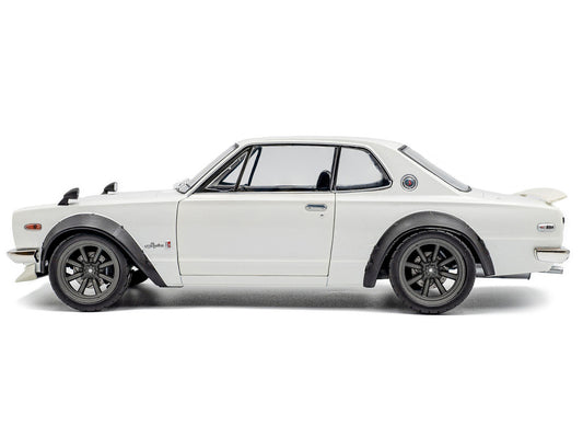 1970 Nissan Skyline (C10) Hakosuka RHD (Right Hand Drive) White 1/18 Diecast Model Car by Solido-0