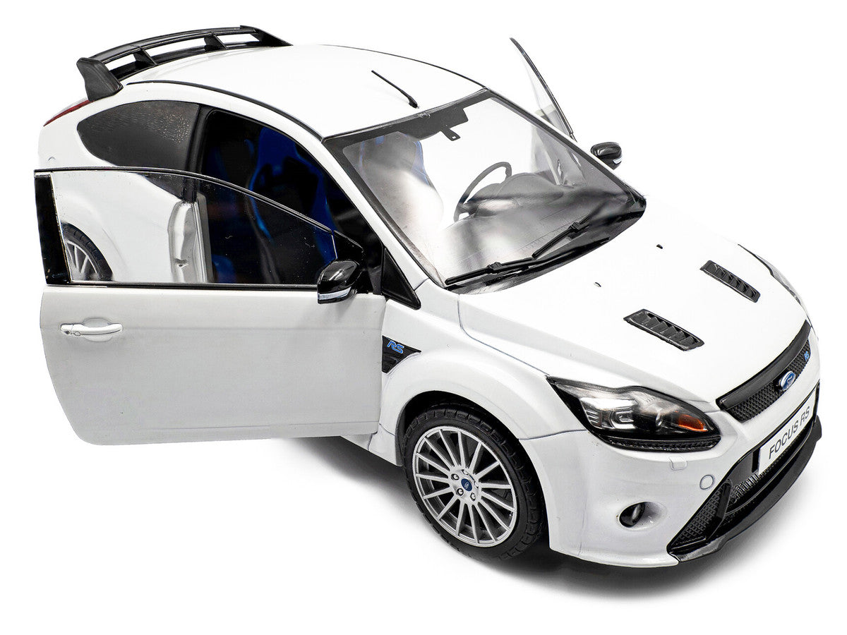 2009 Ford Focus RS MK2 Frozen White 1/18 Diecast Model Car by Solido-2